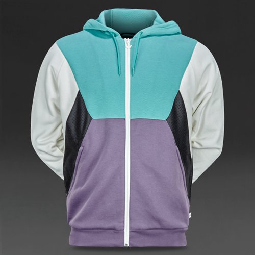 Adidas Originals Full-Zip Hoody Fade Ocean / Ash Purple for Men